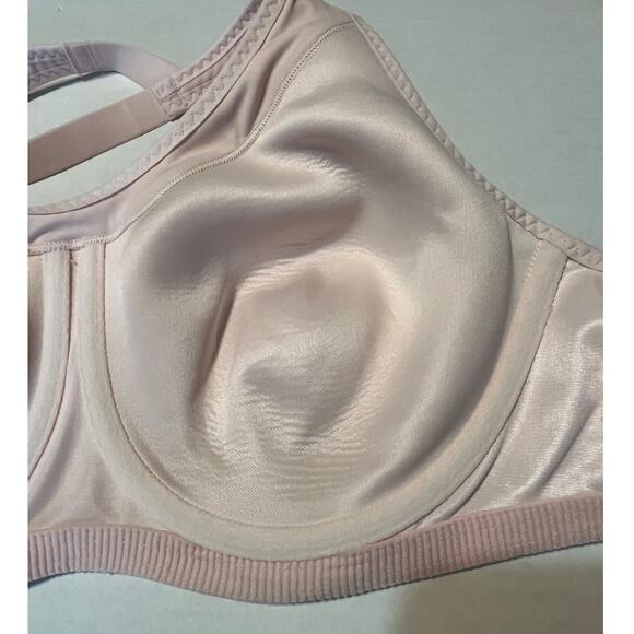 Athleta Sports Bra 34DD Cross Back Women's Pink Underwired Lightly Padded Lined - Picture 4 of 7